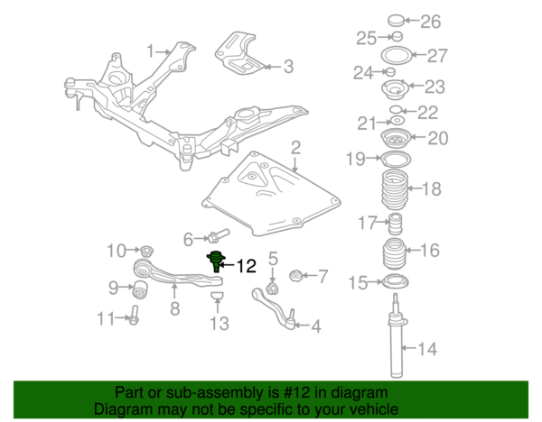 Lower Ball Joint - BMW (31-12-6-779-840) - Image 2