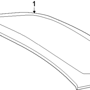 Lift Gate Glass - BMW (51-31-5-A0B-BD6)