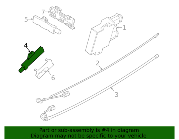 Keyless Entry Antenna - BMW (65-20-5-A5D-3C0) - Image 2