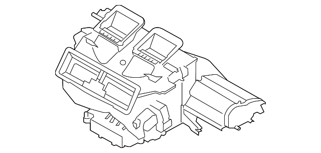 AC & Heater Case - BMW (64-11-9-190-077)