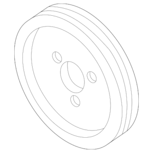 Power Steering Pulley - BMW (32-42-1-740-858)