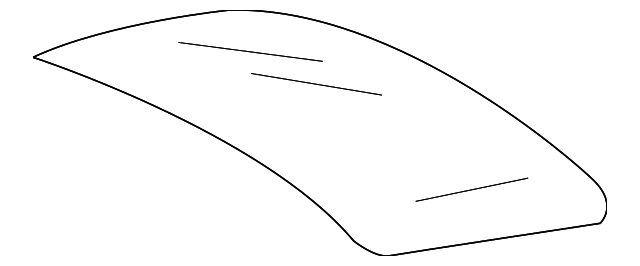 Lift Gate Glass - BMW (51-31-7-295-629)