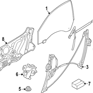 Door Glass - BMW (51-33-7-428-510)