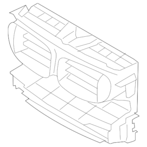 Center Duct - BMW (51-74-7-224-660)