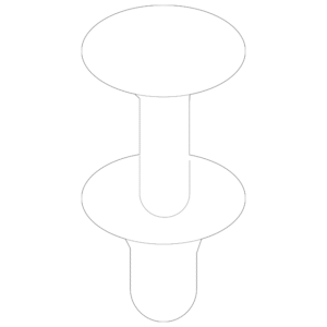 Trunk Lid Trim Rivet - BMW (07-14-7-136-172)