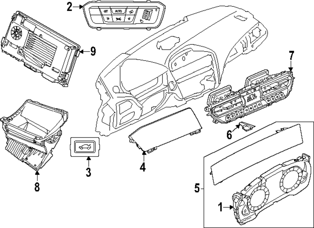 Trim Cover - BMW (65-50-5-A2F-3A0)