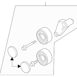 Tensioner Pulley - BMW (11-28-7-515-865)