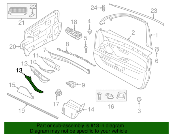 Pull Handle - BMW (51-41-7-225-856) - Image 2