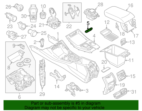 Cover Panel - BMW (51-16-6-819-941) - Image 2