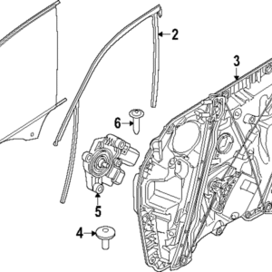 Door Glass - BMW (51-33-9-853-612)