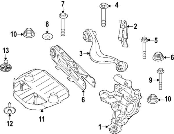 Upper Control Arm - BMW (33-32-6-898-560)