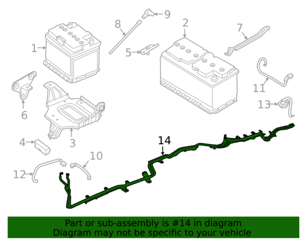 Connector Wire - BMW (61-12-8-720-179) - Image 2