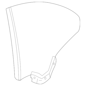 Quarter Glass - BMW (51-35-7-186-643)