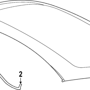 Weatherstrip - BMW (51-76-7-487-562)