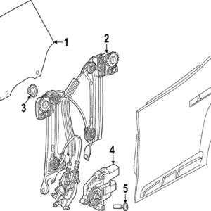 Door Glass - BMW (51-35-9-477-326)