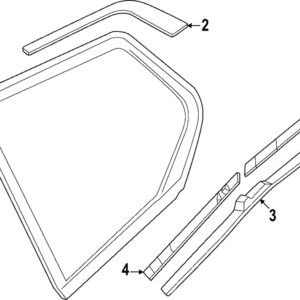 Quarter Glass - BMW (51-33-9-448-768)