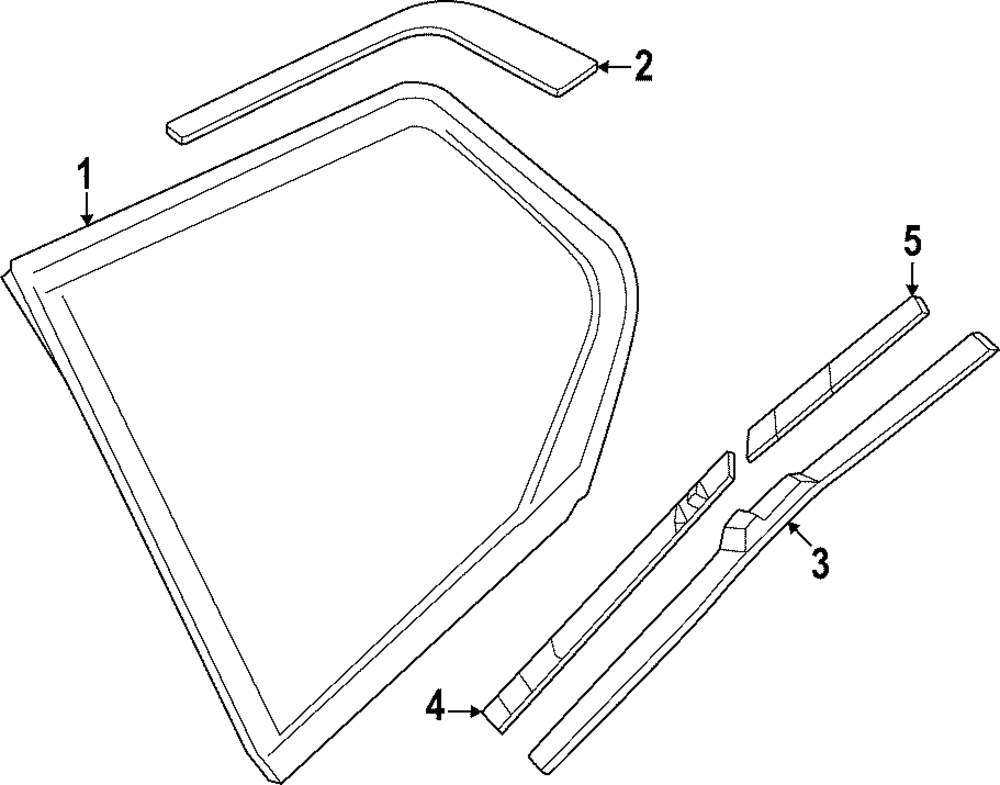 Quarter Glass - BMW (51-33-9-448-768)