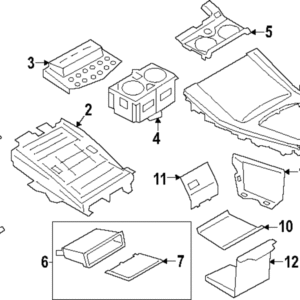 Control Bezel - BMW (51-16-5-A73-720)