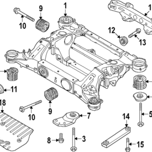 Support Rod Mount Bolt - BMW (07-14-6-893-779)