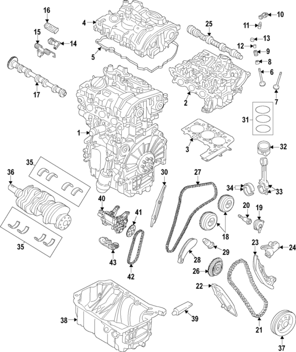 Engine - BMW (11-00-2-455-314)