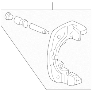 Caliper Support - BMW (34-21-6-757-904)