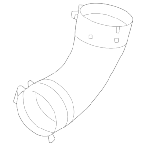 Air Inlet Tube - BMW (13-71-8-054-843)