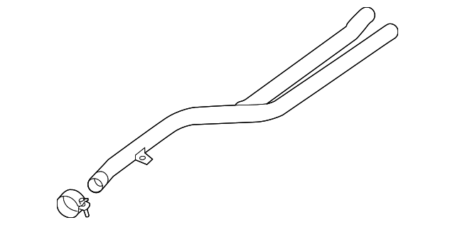 Center Pipe - BMW (18-30-5-A08-6B8)