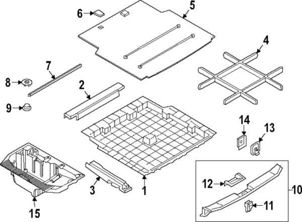 Floor Cover - BMW (51-47-2-991-186)