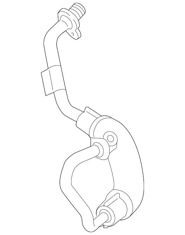 Engine Coolant Hose - BMW (11-53-8-854-734)