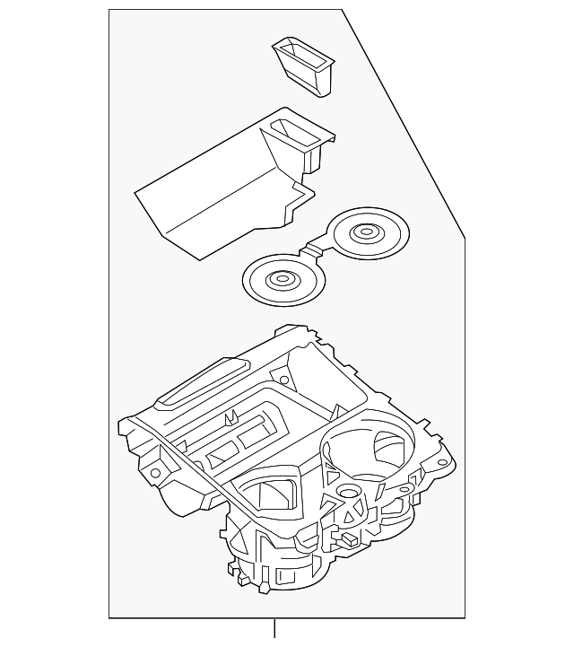 Cup Holder - BMW (51-16-5-A19-2C3)