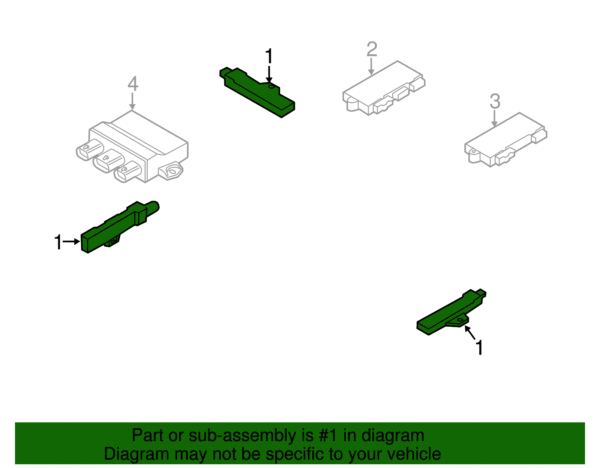 Keyless Entry Antenna - BMW (65-20-9-220-832) - Image 2