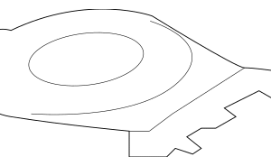 Bezel - BMW (51-16-7-155-634)