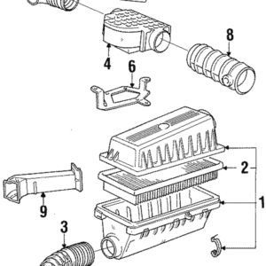 Air Tube - BMW (13-54-1-722-847)