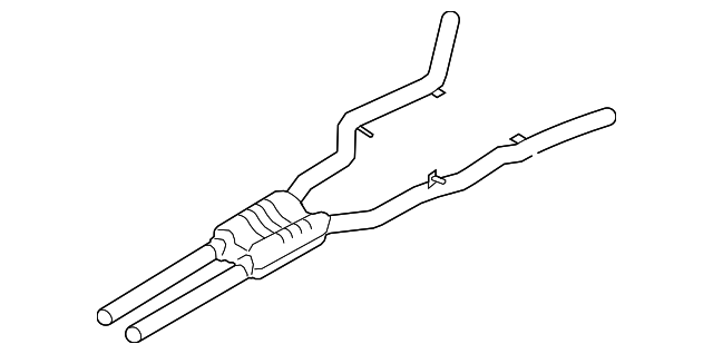 Center Pipe - BMW (18-30-7-646-931)