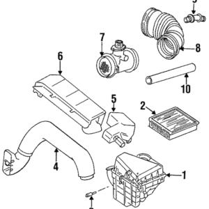 Air Hose - BMW (13-41-1-247-782)