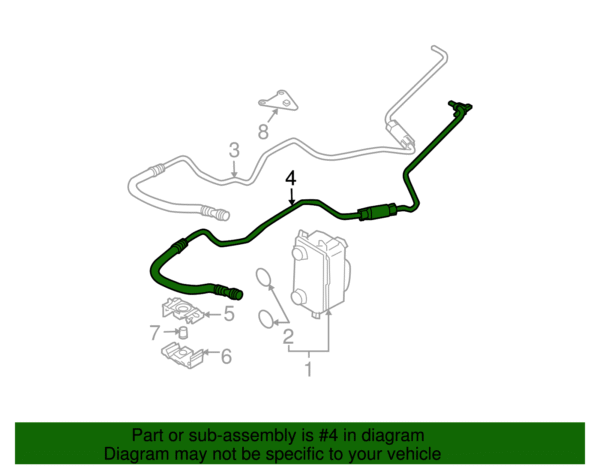 Outlet Tube - BMW (17-22-7-573-108) - Image 2