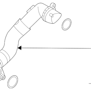 Engine Coolant Hose - BMW (11-53-8-645-546)