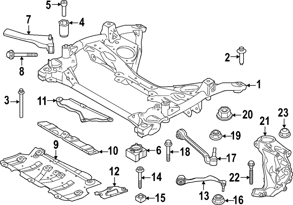 Knuckle - BMW (31-21-6-892-516)