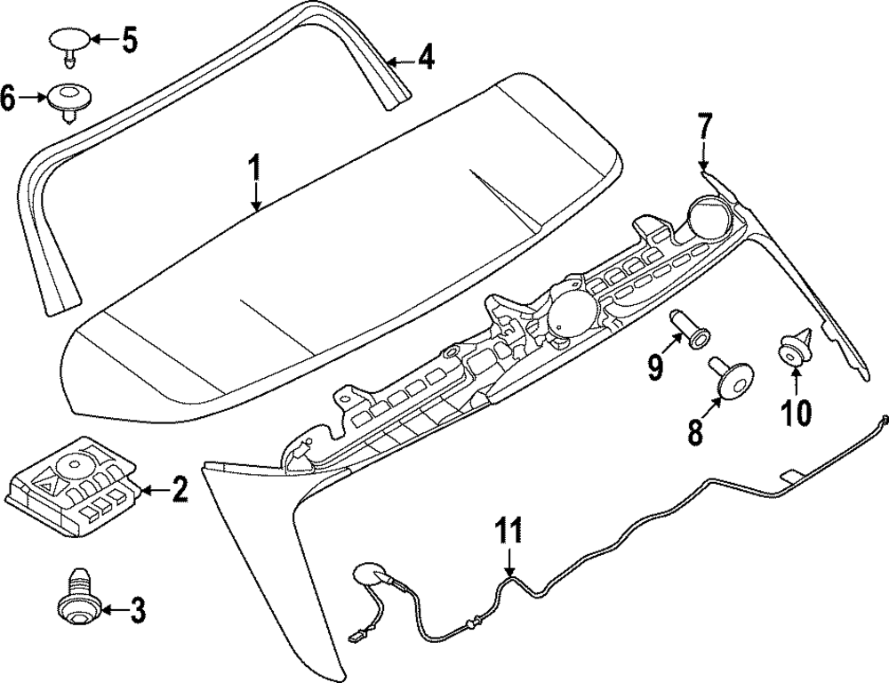 Spoiler Nut - BMW (51-62-7-946-739)