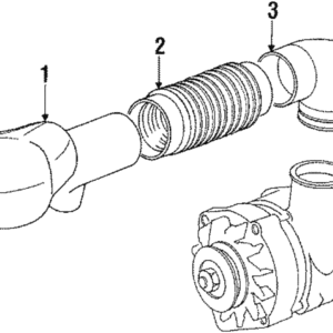 Inlet Duct - BMW (12-31-1-735-708)