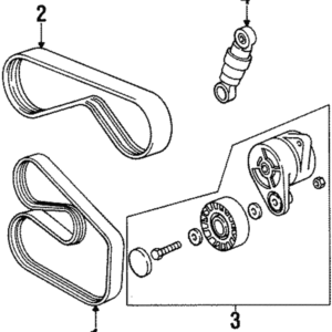 AC Belt - BMW (11-28-1-703-943)