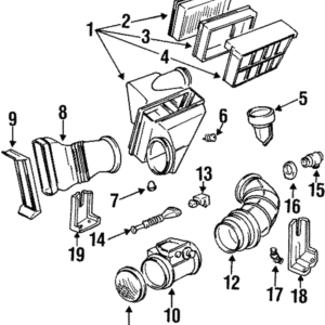 Duct - BMW (13-54-1-738-757)