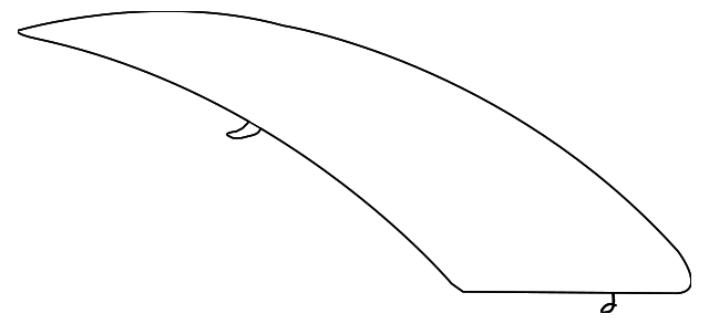 Back Glass - BMW (51-31-7-258-074)