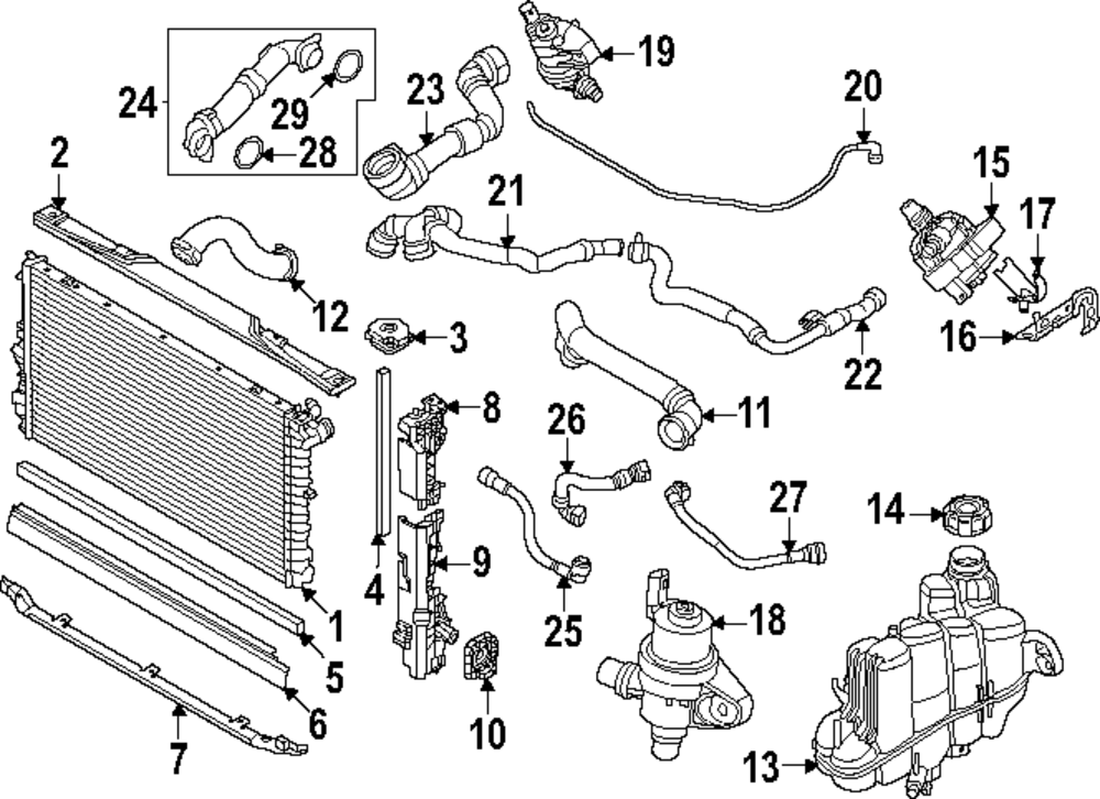 Coolant Hose - BMW (17-12-5-A0C-5A8)