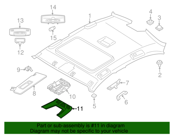 Trim Panel - BMW (61-31-9-249-564) - Image 2