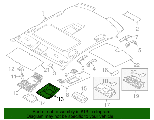 Trim Cover - BMW (61-31-9-215-831) - Image 2