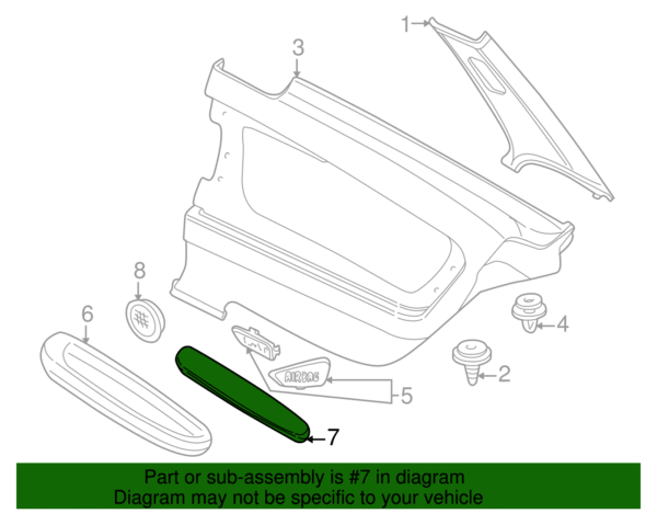 Armrest Pad - BMW (51-43-8-238-812) - Image 2