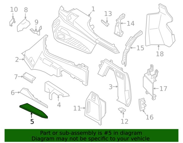 Armrest - BMW (51-47-7-950-326) - Image 2