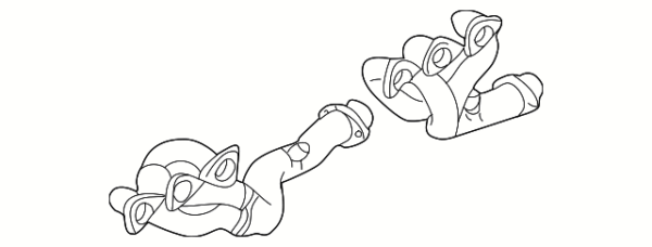 Exhaust Manifold - BMW (11-62-7-834-674)