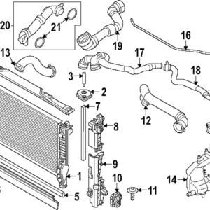 Coolant Hose - BMW (17-12-5-A0C-5A2)